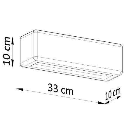 Wandlamp SUBANI 1x E27 / 60W / 230V