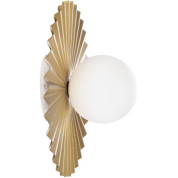 Wandlamp SUNPLISS 1xG9/10W/230V Ø 30 cm goud/crème