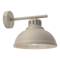 Wandlamp SVEN 1xE27/15W/230V beige