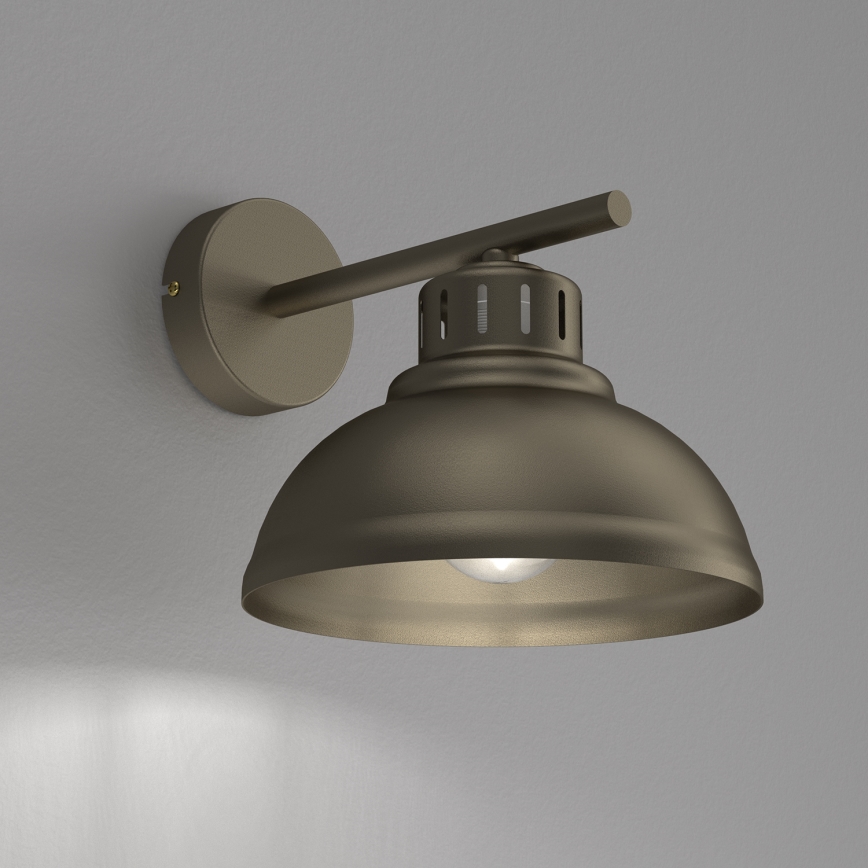 Wandlamp SVEN 1xE27/15W/230V messing