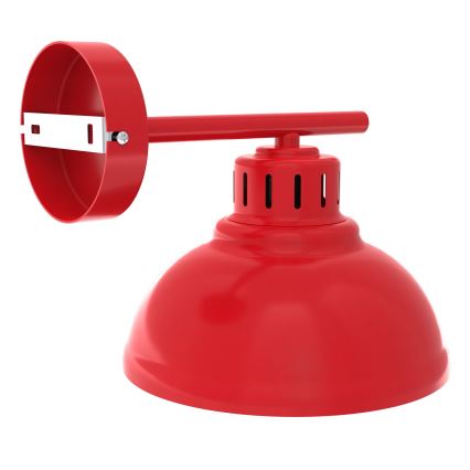 Wandlamp SVEN 1xE27/15W/230V rood