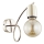 Wandlamp TANGO 1xE27/15W/230V goud