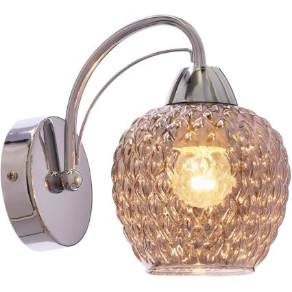 Wandlamp TOBIAS 1xE27/40W/230V glanzend chroom