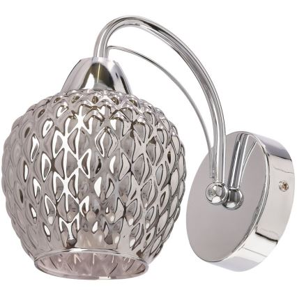Wandlamp TOBIAS 1xE27/40W/230V glanzend chroom