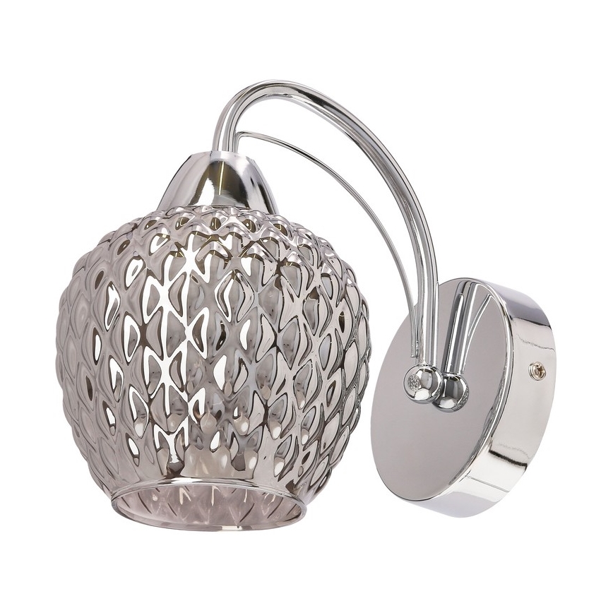 Wandlamp TOBIAS 1xE27/40W/230V glanzend chroom