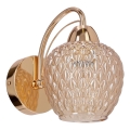 Wandlamp TOBIAS 1xE27/40W/230V Roségoud
