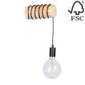 Wandlamp TRABO 1xE27/60W/230V - FSC-gecertificeerd