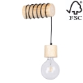 Wandlamp TRABO 1xE27/60W/230V - FSC-gecertificeerd