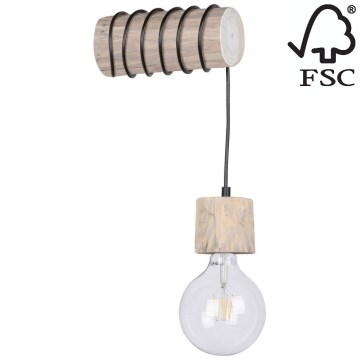 Wandlamp TRABO 1xE27/60W/230V - FSC-gecertificeerd