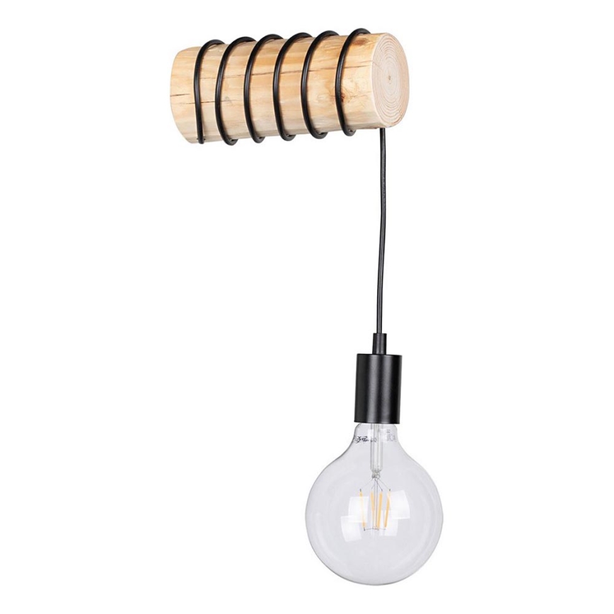Wandlamp TRABO 1xE27/60W/230V grenen
