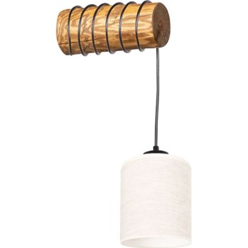 Wandlamp TRENO 1xE27/25W/230V van dennenhout