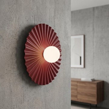 Wandlamp UMBRA 1xG9/8W/230V rood