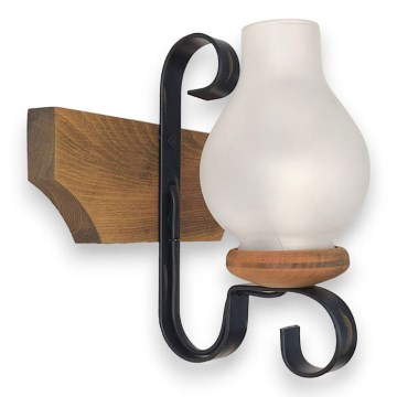 Wandlamp VELA 1xE14/40W/230V beuken - FSC gecertificeerd