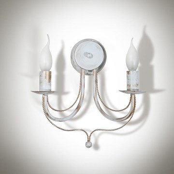 Wandlamp VERSA 2xE14/40W/230V wit 29 cm