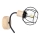Wandlamp VIVIANE 1xE27/60W/230V eiken