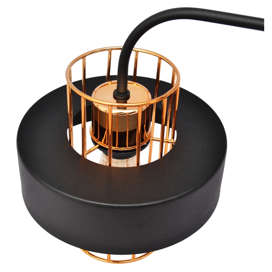 Wandlamp VOLTA 1xE27/15W/230V 34 cm zwart/gouden