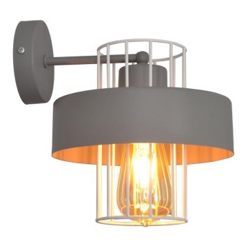 Wandlamp VOLTA 1xE27/15W/230V grijs