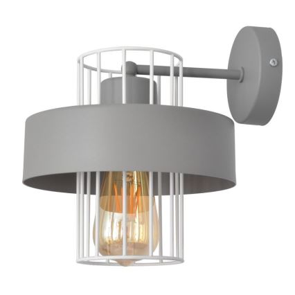 Wandlamp VOLTA 1xE27/15W/230V grijs