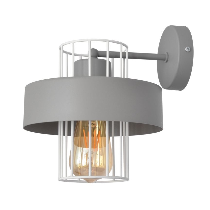 Wandlamp VOLTA 1xE27/15W/230V grijs