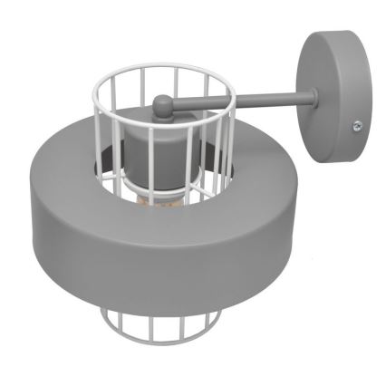 Wandlamp VOLTA 1xE27/15W/230V grijs