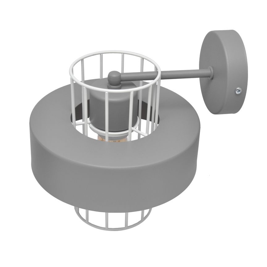 Wandlamp VOLTA 1xE27/15W/230V grijs