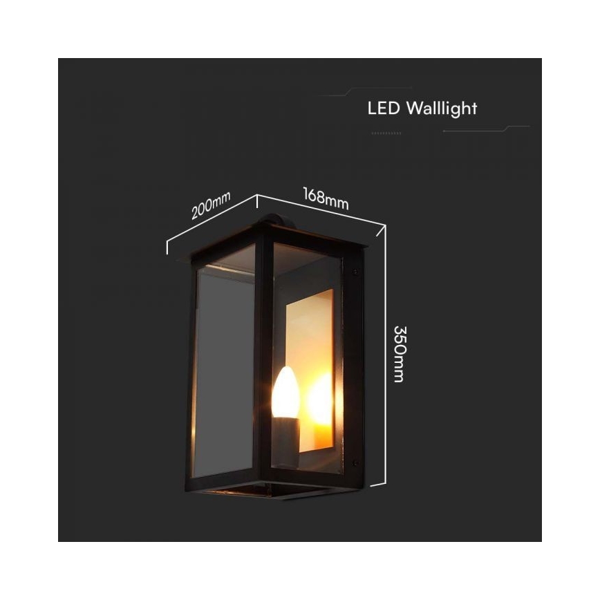 Wandlamp voor buiten 1xE14/30W/230V IP65