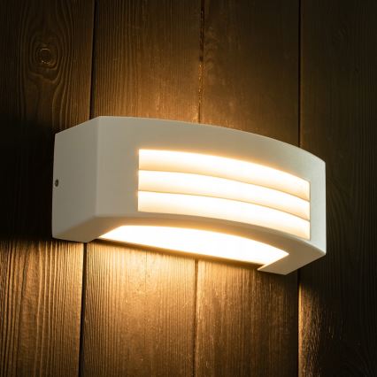 Wandlamp voor buiten 1xE27/14W/230V IP54 grijs