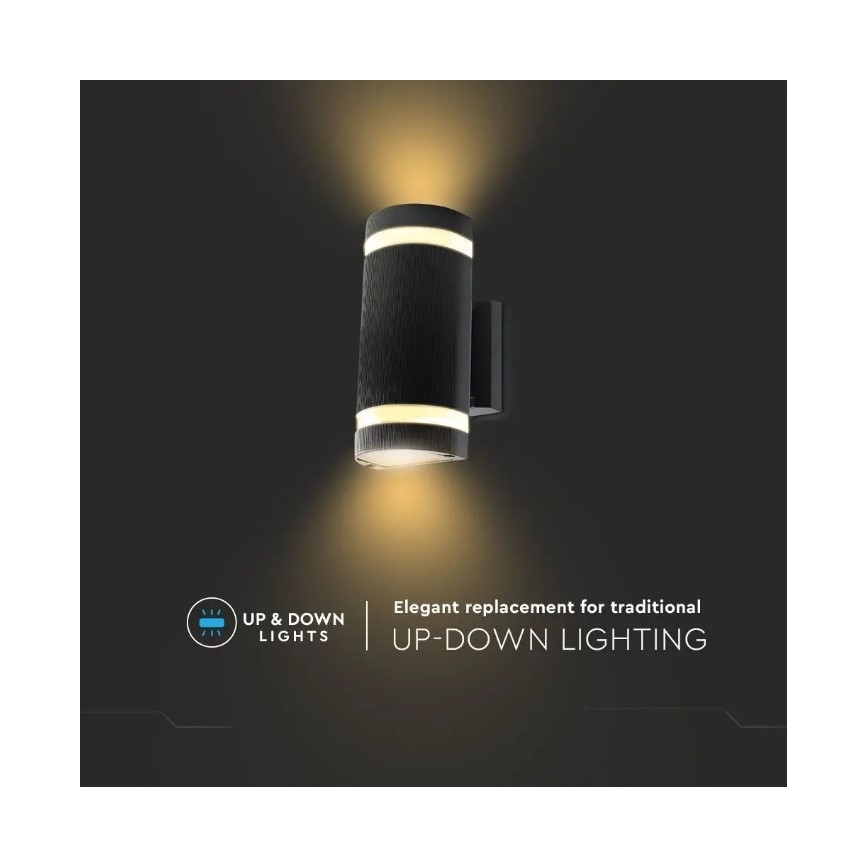 Wandlamp voor Buiten 2xE27/60W/230V IP44