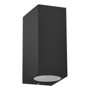 Wandlamp voor buiten BOSTON 2xGU10/10W/230V antraciet