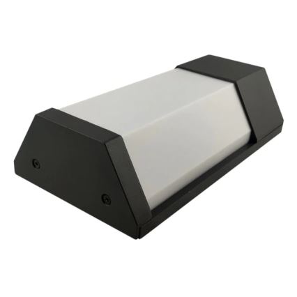 Wandlamp voor buiten DIEGO 1xE27/18W/230V IP54 zwart