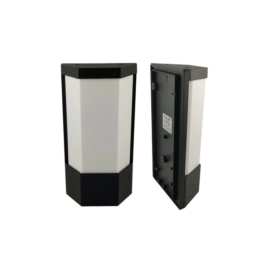 Wandlamp voor buiten DIEGO 1xE27/18W/230V IP54 zwart