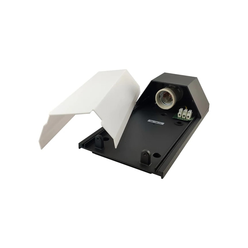 Wandlamp voor buiten DIEGO 1xE27/18W/230V IP54 zwart