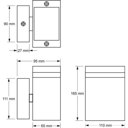 Wandlamp voor buiten LITEK 1xGU10/30W/230V IP54 grijs