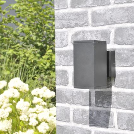 Wandlamp voor buiten MORRIS 2xGU10/35W/230V IP54