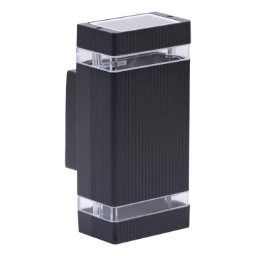 Wandlamp voor buiten NIZZA 2xGU10/35W/230V IP65