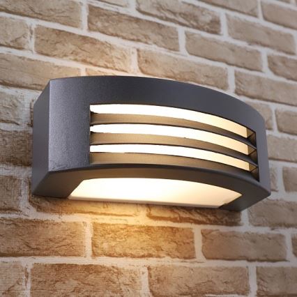 Wandlamp voor buiten OLIANA 1xE27/60W/230V IP54 antraciet