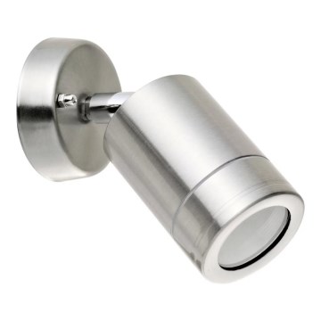 Wandlamp voor buiten OLIMP 2 1xGU10/8W/230V IP44 roestvrij
