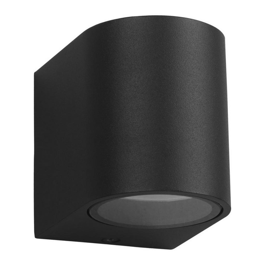 Wandlamp voor buiten OVALIS 1xGU10/35W/230V IP44 zwart