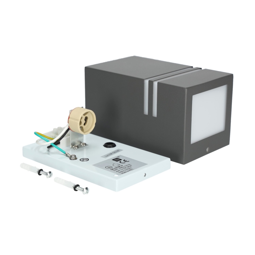 Wandlamp voor buiten QUAZAR 1x GU10 / 11W / 230V IP44
