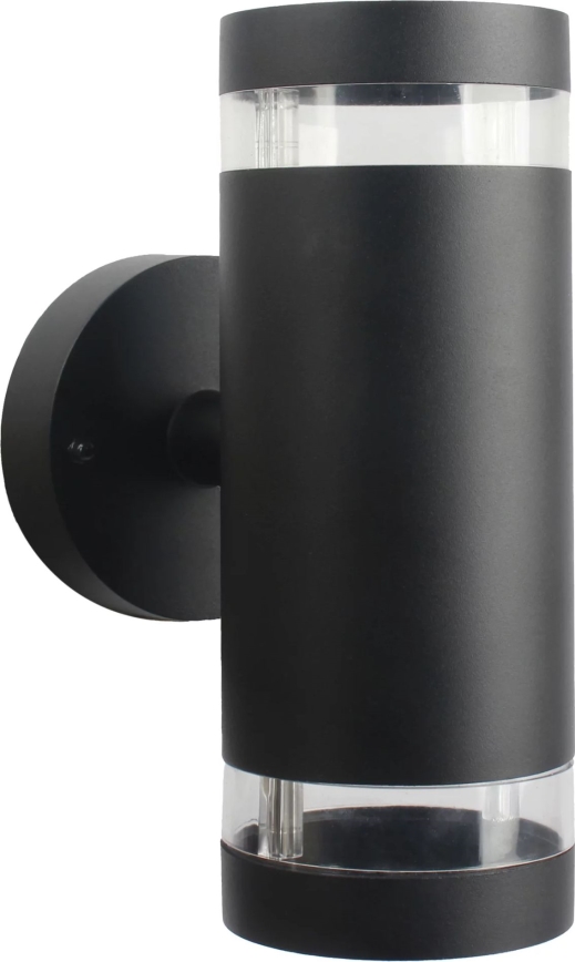 Wandlamp voor buiten RINO 2xGU10/12W/230V IP54 zwart