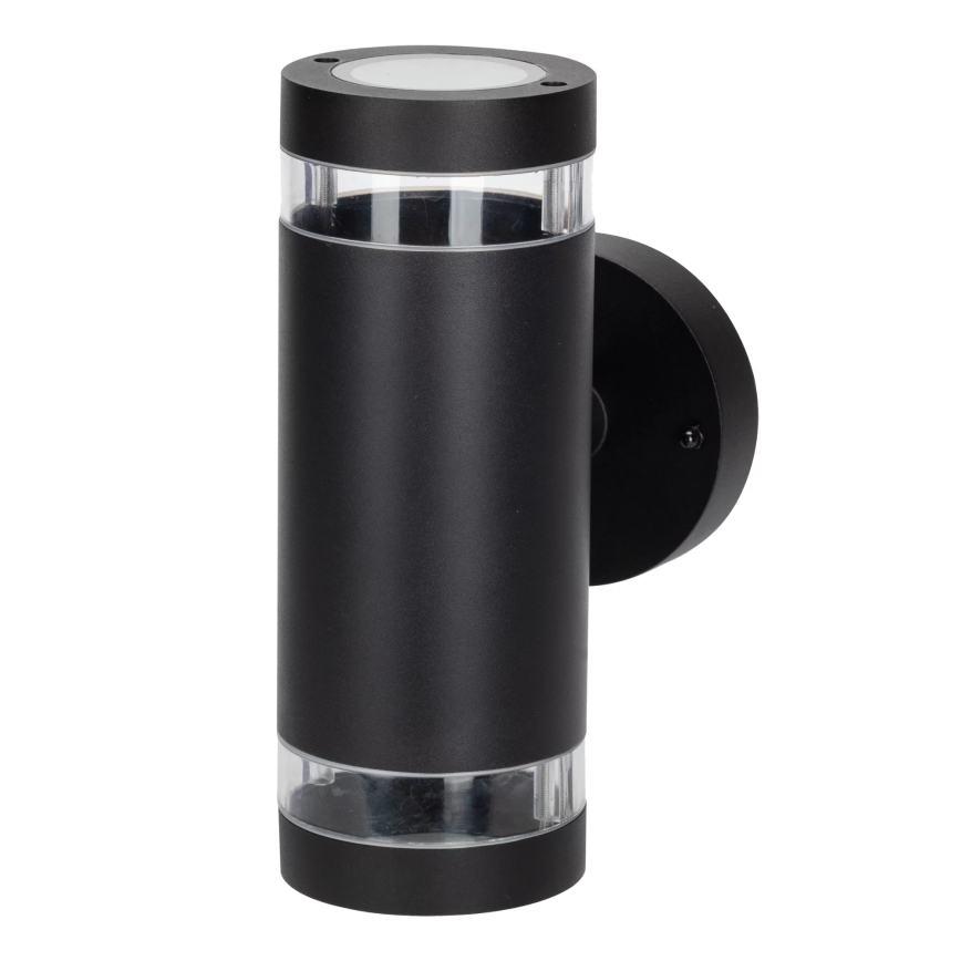 Wandlamp voor buiten RINO 2xGU10/12W/230V IP54 zwart