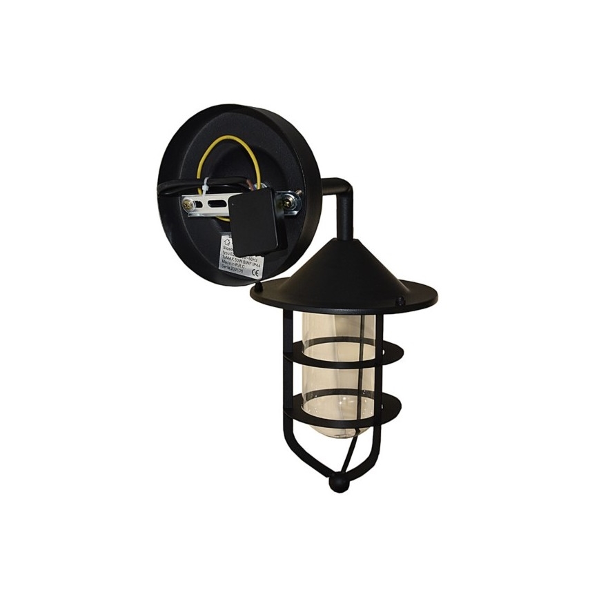 Wandlamp voor buiten TAMA 1xE27/60W/230V IP44 zwart