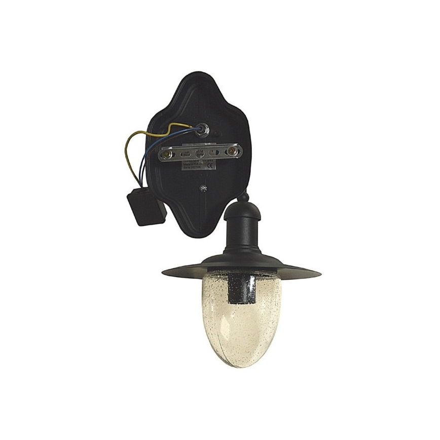 Wandlamp voor buiten TANGIA 1xE27/60W/230V IP44 zwart