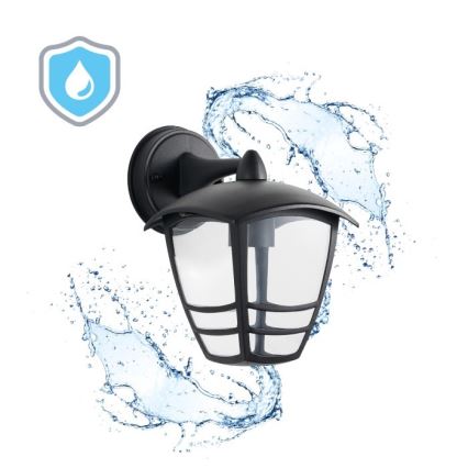 Wandlamp voor buiten TEVIO KD 1xE27/60W/230V IP54 zwart