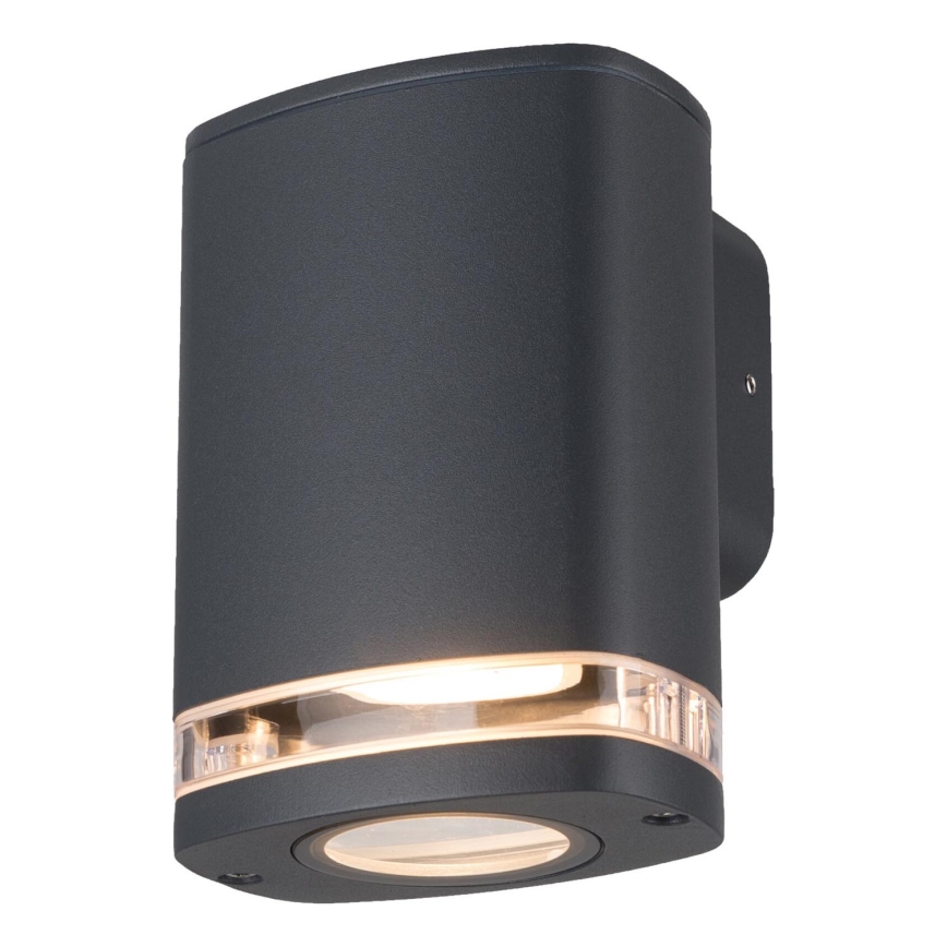 Wandlamp voor buiten ZEVI 1xGU10/10W/230V IP54 antraciet