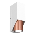 Wandlamp WALL 1xGU10/8W/230V wit/koper