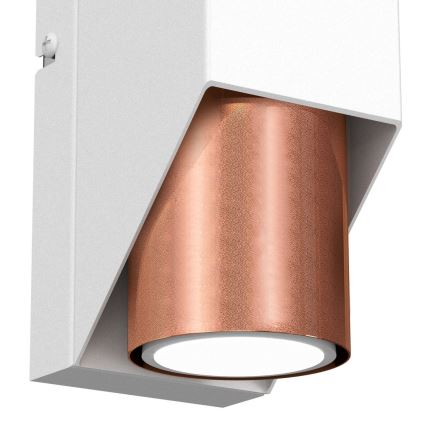 Wandlamp WALL 1xGU10/8W/230V wit/koper