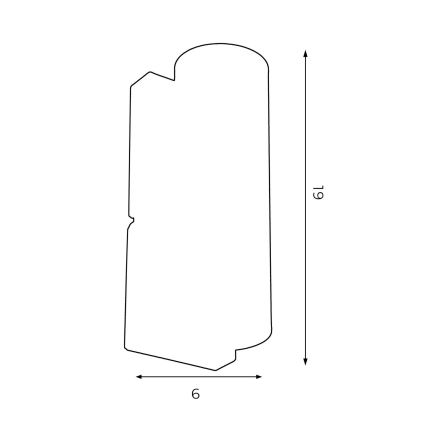 Wandlamp WALL 1xGU10/8W/230V zwart