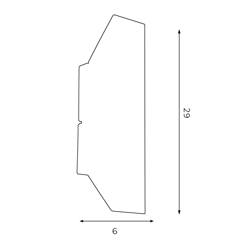 Wandlamp WALL 2xGU10/8W/230V wit