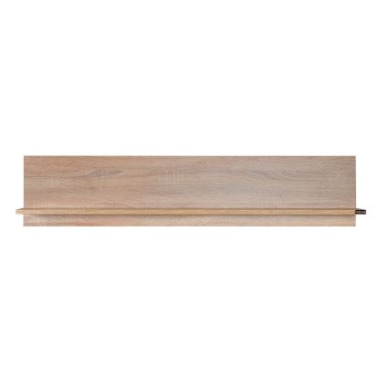 Wandplank 25x120 cm bruin